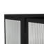 Armoire murale 23,62 po à deux portes avec rangement fermé à deux niveaux
