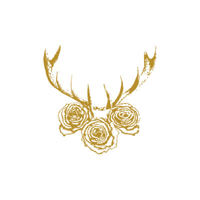Décalcomanie murale cerf antler