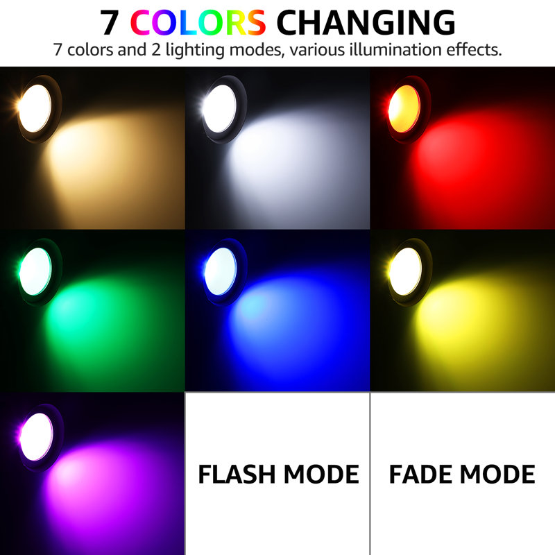 Landscape Spotlights Color Selectable, RGBW