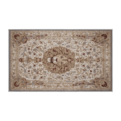 Tapis gris lavable à la machine