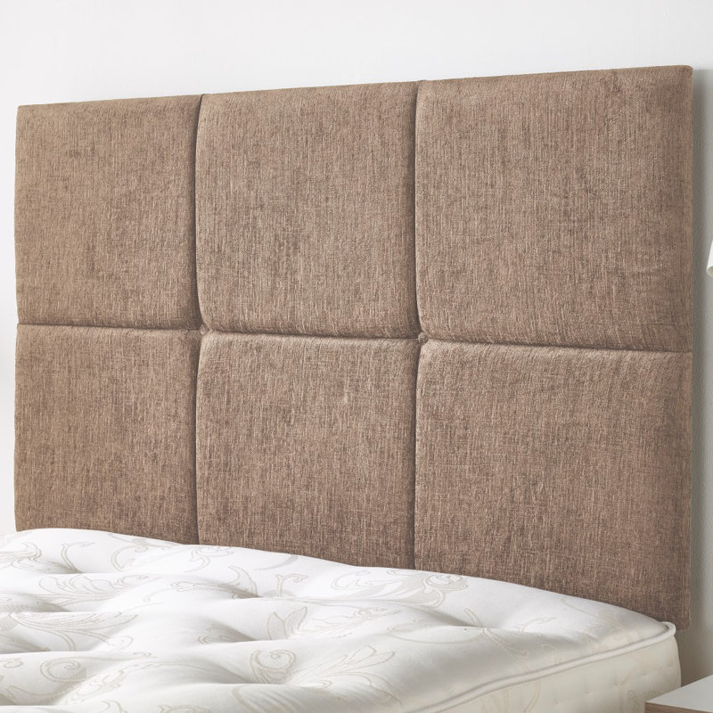 Upholstered Headboard, Small Double (4'), Mink