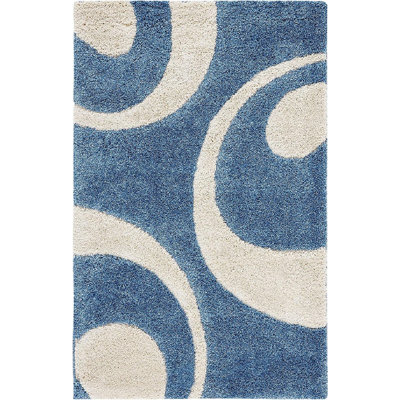 Kerio Shag Performance Abstract Rug