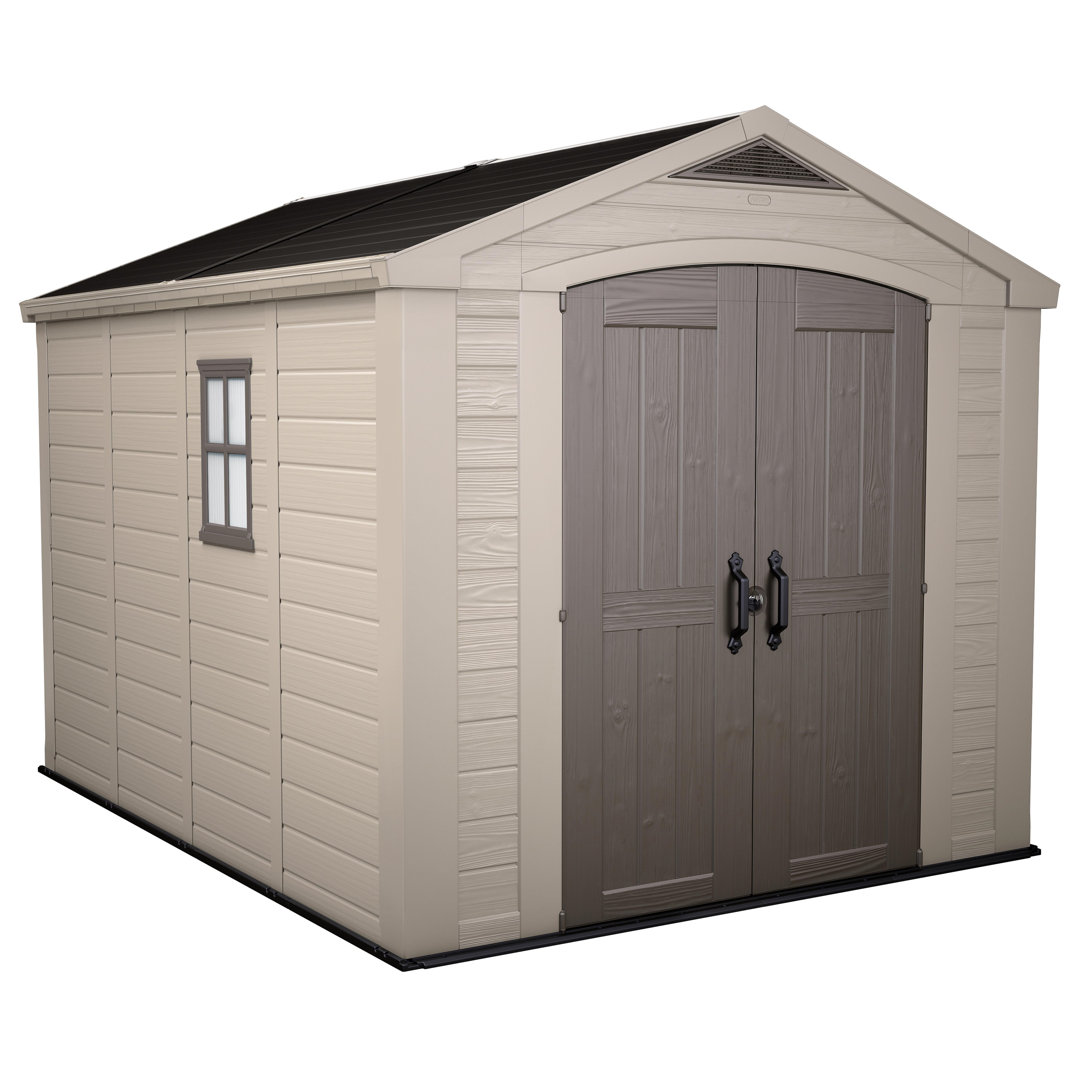 Beige Keter Factor 8 X 11 Shed Keter Uk - Image 8