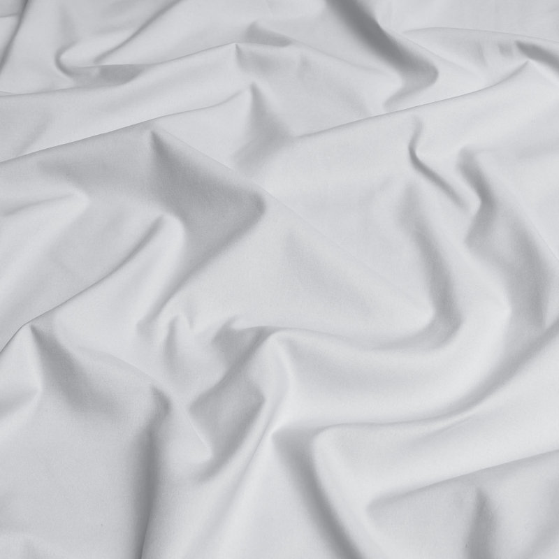 Ultra Soft Microfiber Percale Sheet Set, Twin Sheet Set with Fitted Sheet, Silver