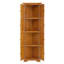 Armoire à 4 coins 4 pièces - Maximisez l'espace de rangement de couleur chêne antique pour la chambre à coucher
