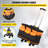 WFX Utility™ Tool Bag with Wheels Rolling Tote 20in Wheeled Storage Case & 2 Wheels