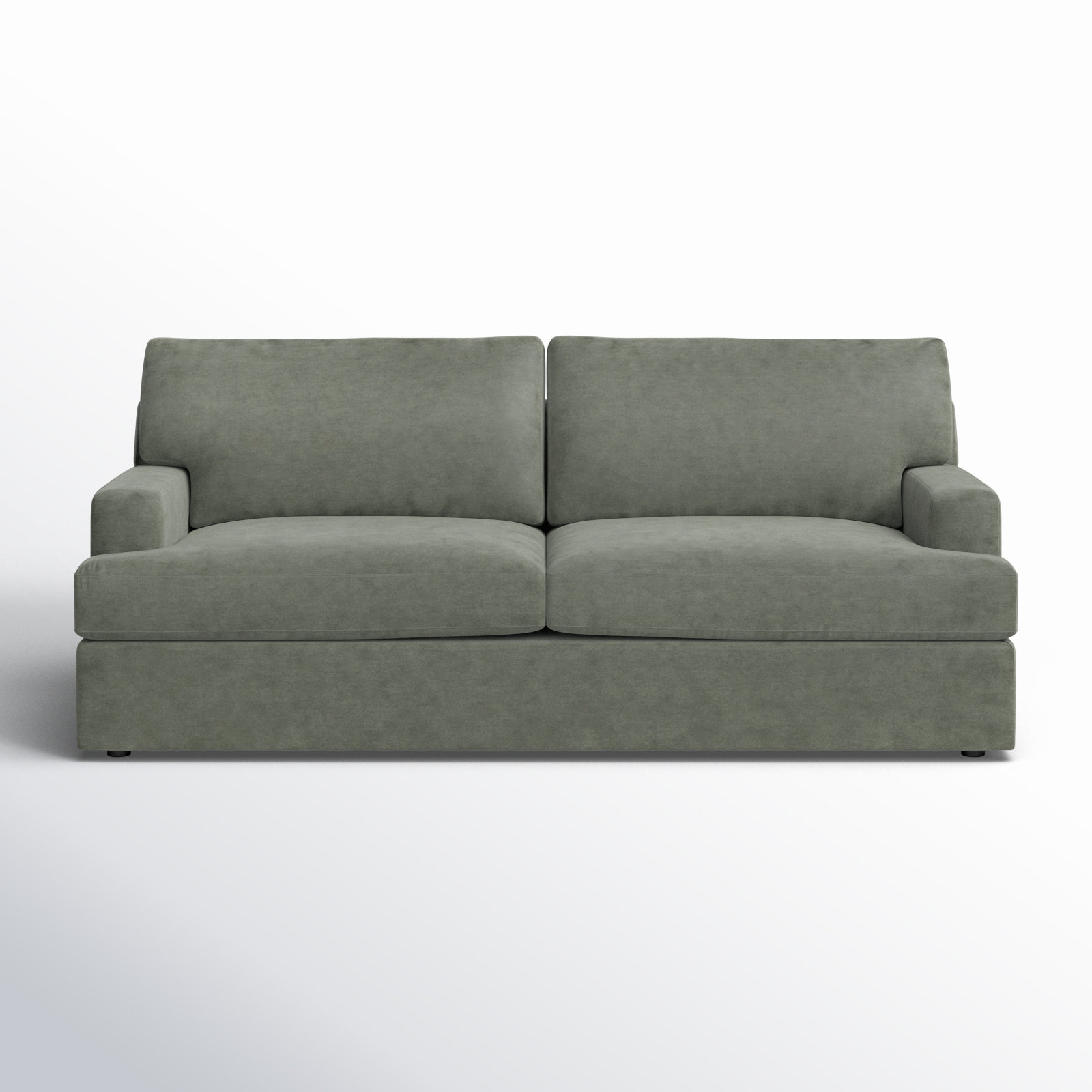 Cleo 84" Velvet Sofa Bed, Nave Metal Performance Distressed Velvet