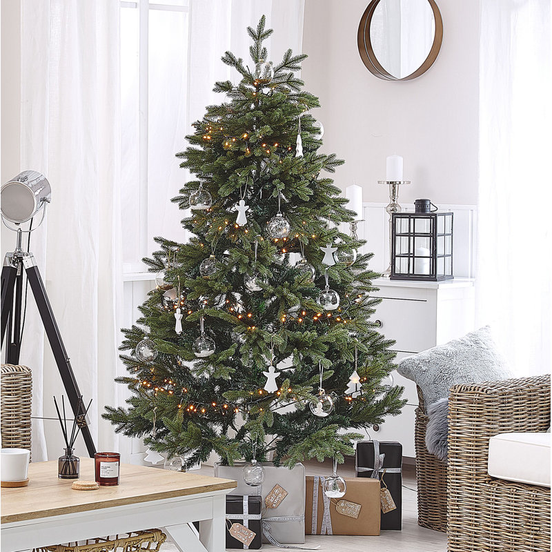 Huxley Artificial Pine Christmas Tree, 5.91ft H x 3.77ft W x 3.77ft D