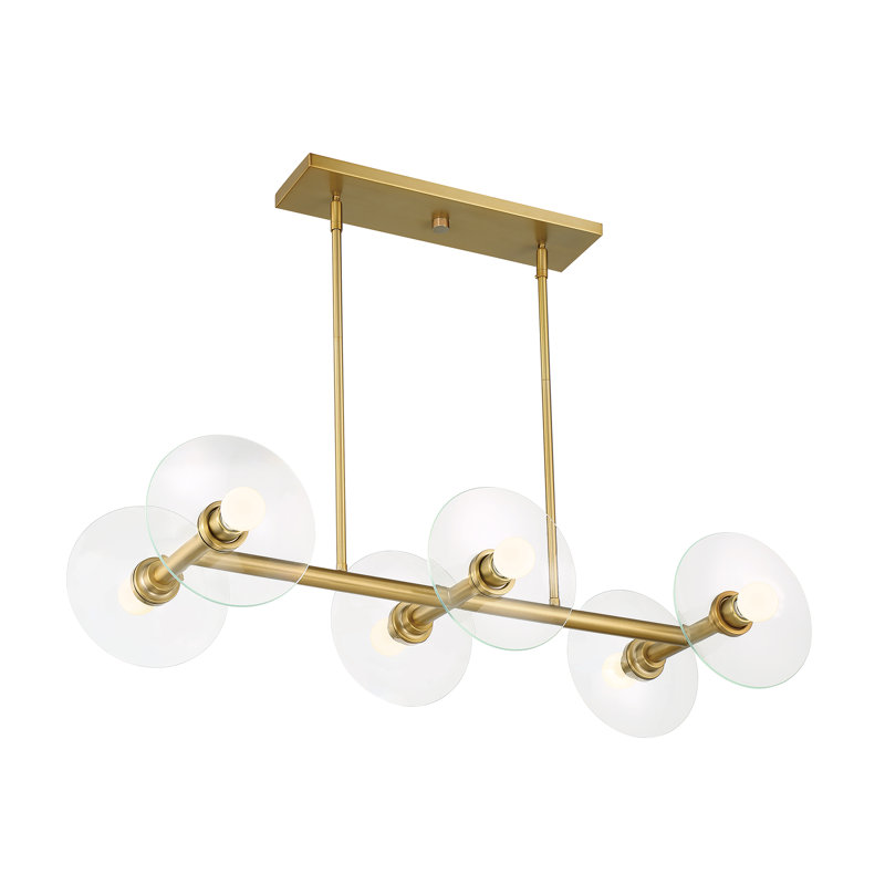 Luminaire suspendu géométrique à 6 lumières Sorento