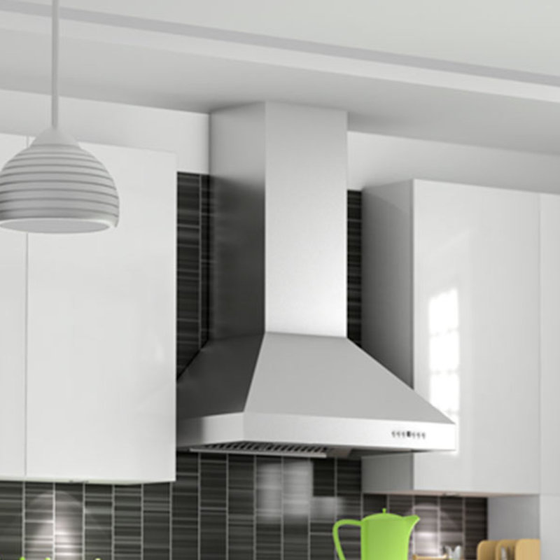 ZLINE 36 in. Ducted Wall Mount Range Hood in Outdoor Approved Stainless Steel (697-304-36)