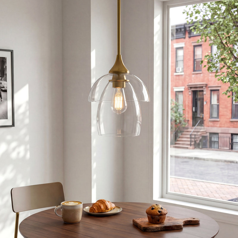 1-Light Living Dining Room Island Chandelier