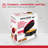 4-inch Personal Waffle Maker - Red Metalic
