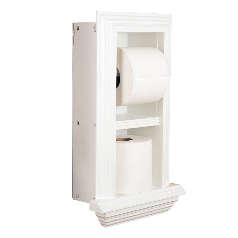 Porte-papier hygiénique Butler, Émail blanc