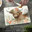 Planche à découper en verre trempé Highland Cow Bloom 10 po x 8 po