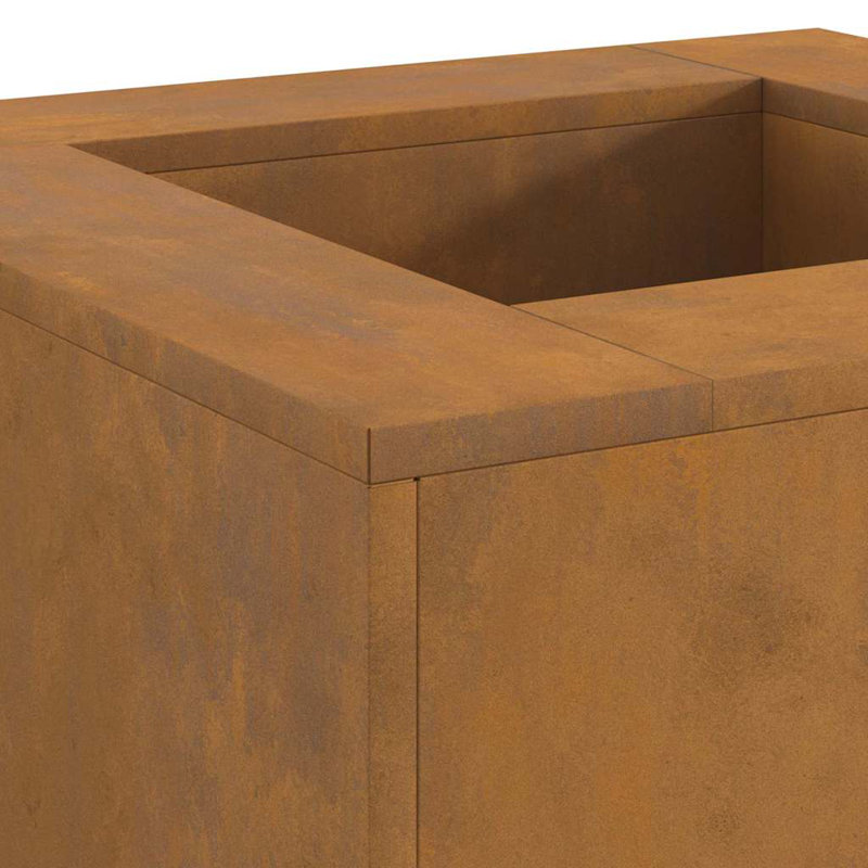 Outdoor Fire Pit, 30cm H x 60cm W x 60cm D, Brown