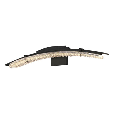 Glissade Steel LED Armed Sconce