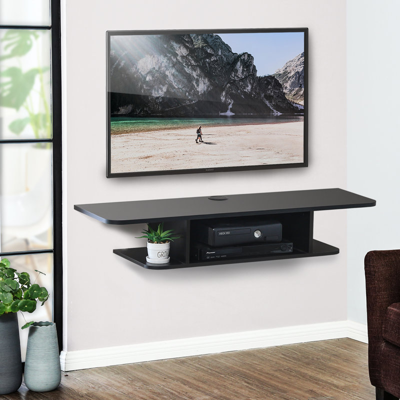 Baumgardner Unfinished Floating TV Stand for TVs up to 48"