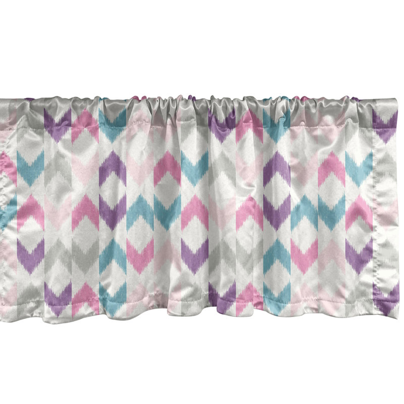 Multicolore ensemble de cantonnières 54 "Ambesonne, L 54 po x L 12 po