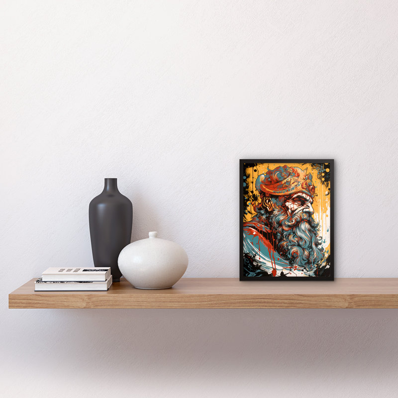 Bravoramos Ares God of War  Greek Mythology Battle Deity 1 Piece Single Picture Frame Wall Art