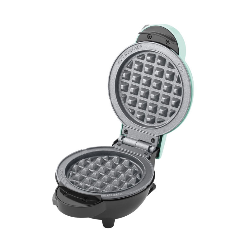 Dash 1 waffle Gloss Aqua Plastic Waffle Maker, Aqua