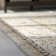 Dyana Gray Traditional Floral 5 x 7 Performance Area Rug