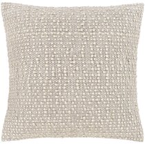 Moe's Home Collection Pillows and Throws LK-1003-05 Bronya Wool Pillow  Vanilla, Z & R Furniture