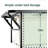 Shaquille 14" Steel Wire-Grid Bed Frame