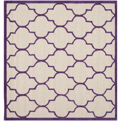 Cannen Hand Tufted Wool Geometric Rug