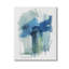 «Blue Scribbles Paint Single Photo Frame» par Grace Popp sur toile-1913342685