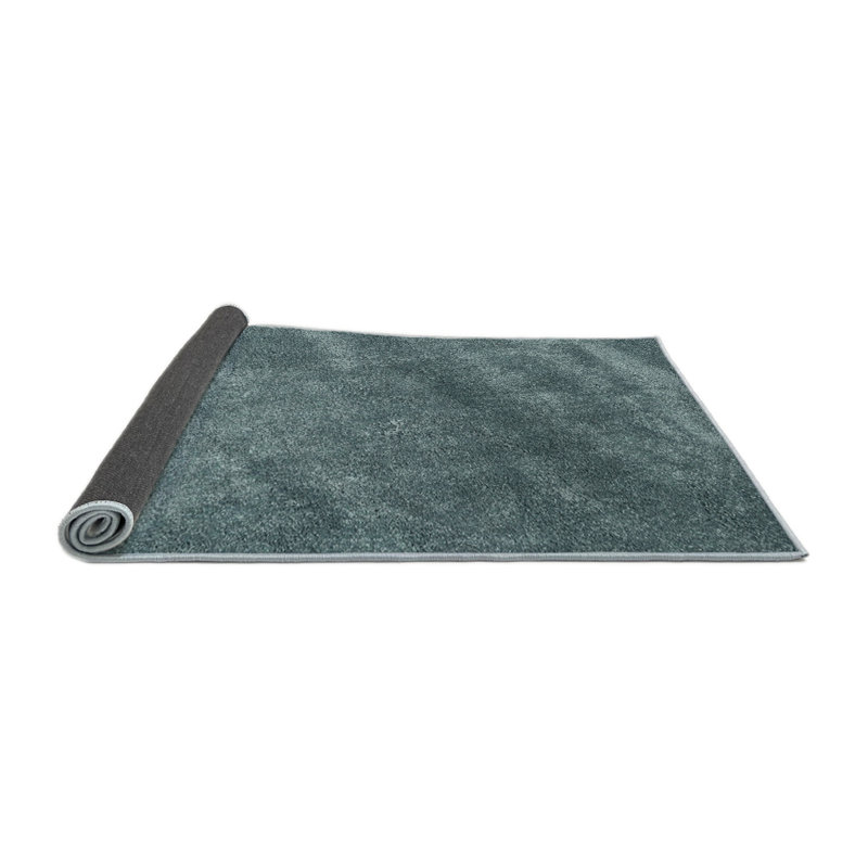 Tapis bleu en acier Jamaika, Rond 4 pi