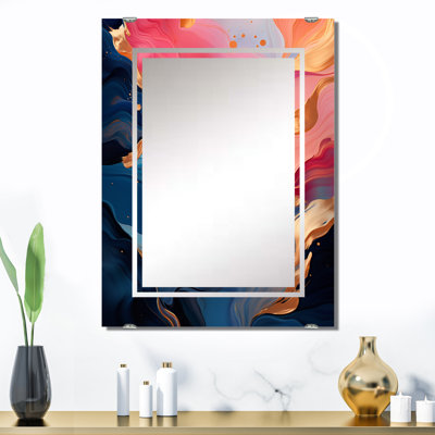 Shouse - Miroir à encre liquide abstrait MIR137767