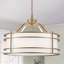 Luminaire de style campagnard rond à 5 lumières avec tambour cylindrique de 21,65 pouces-1805464267
