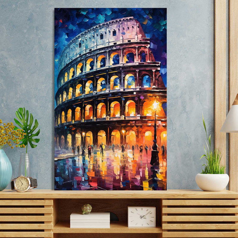 Le Colisée, Rome, Italie, H 72 po x l 42 po x P 1,5 po