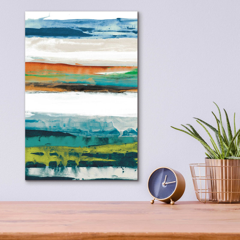 «Primaire IV» par Sisa Jasper, Epic Art, art mural en verre acrylique, 12 po x 16 po, H 16 po x l 12 po x P 0,13 po