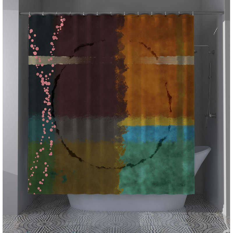 Superbe rideau de douche positif
