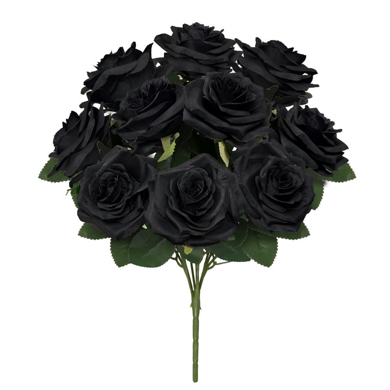 Jaafer Rose Arrangement, Black