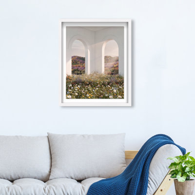 Sunlight Coming Through Framed Graphic Art