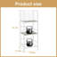 16.5 " Iron and MDF Freestanding Towel Rack
