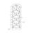 Corner Bookshelf, 4 Tier Etagere Bookcase-1352342059