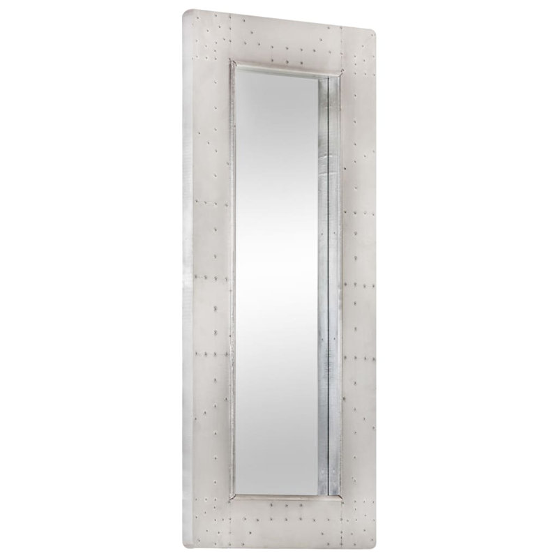 Simoneaux Metal Flat Wall Mirror, 110cm H x 50cm W