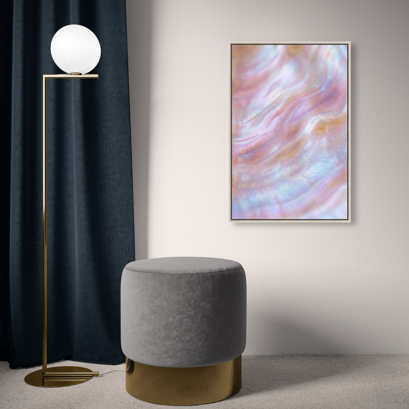 Iridescent Wave II Print by Oliver Gal, 25"H x 17"W, Silver Floater Frame