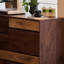 Armoire d'appoint en noyer massif-737408816