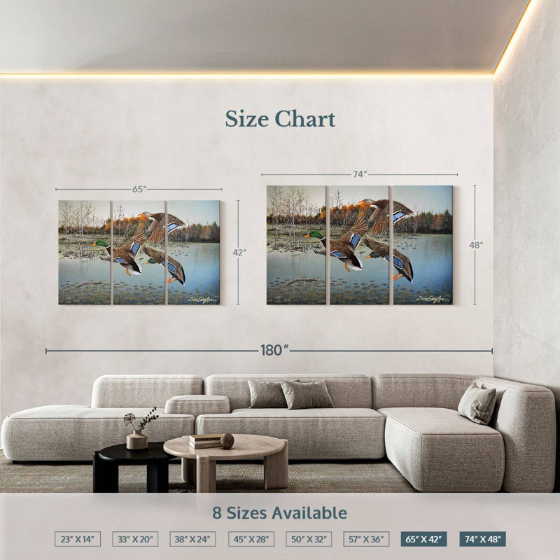 Brampt Landing Zone, 42" H x 65" W