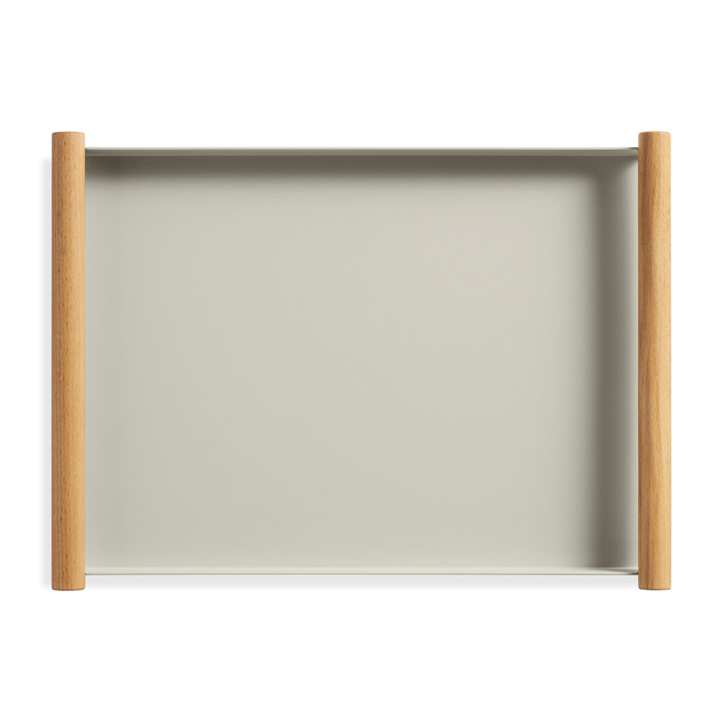 Estate Decorative Tray, Putty/Beech