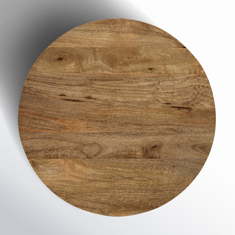 Vivenne Mango Wood End Table, Natural