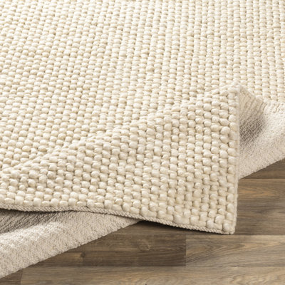 Hero Cream Hand-Woven Rug