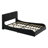 Upholstered Platform Bed With Thickened Headboard, Bluetooth Speakers And RGB LED Light-524316806