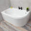 Davos 1550mm x 900mm Soaking Acrylic Bathtub-1055163283