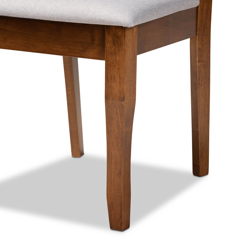 Aizlee Cross Back Side Chair in Brown/Grey