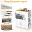 Wood Kitchen Cart-1596257551